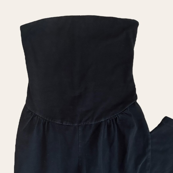 Free People Intimately Black High Waisted Belly Band Stretch Cotton Leggings XS - Picture 4 of 6